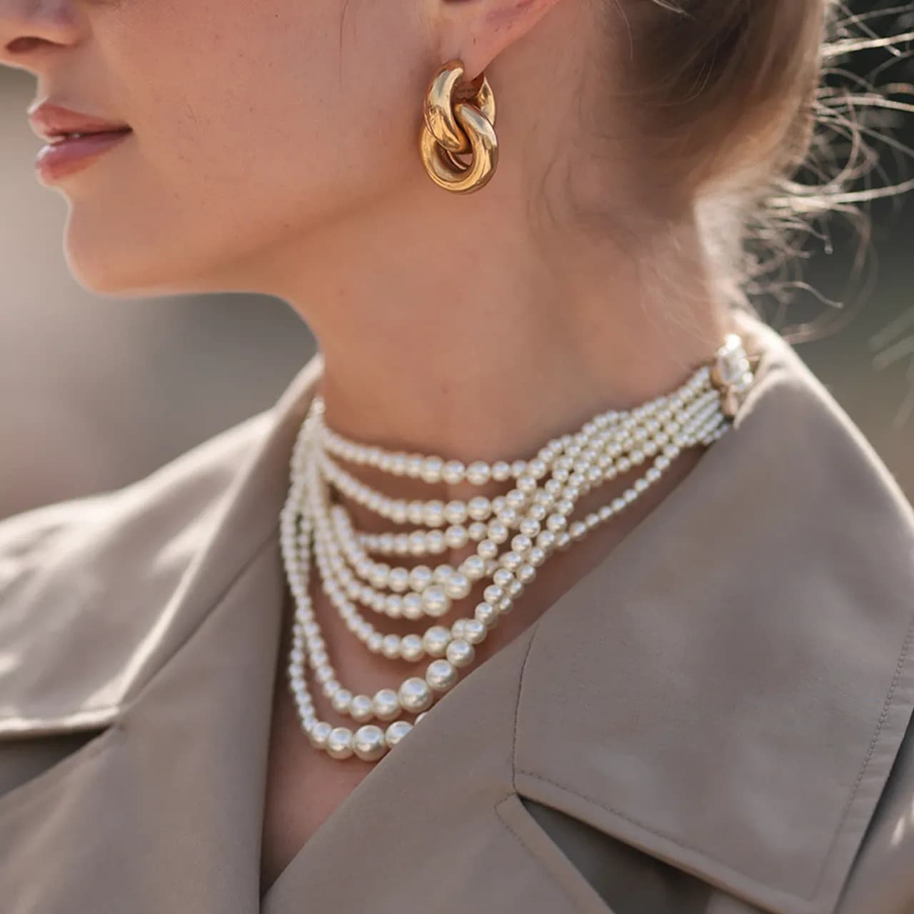 Exquisite White Gold Diamond Necklace with Timeless Brilliance | Cervin Blanc