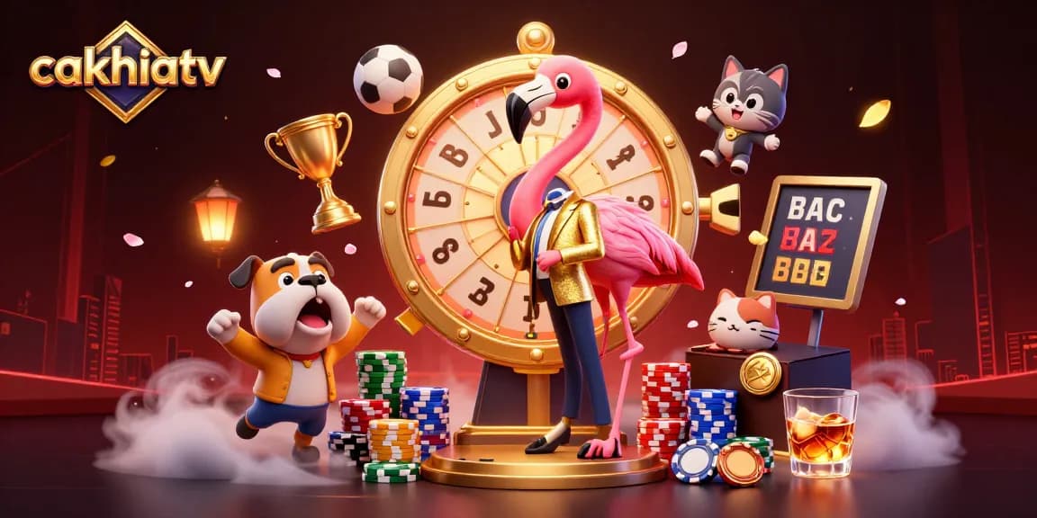 Experience exciting sports betting with cakhiatv as thrilling characters celebrate wins
