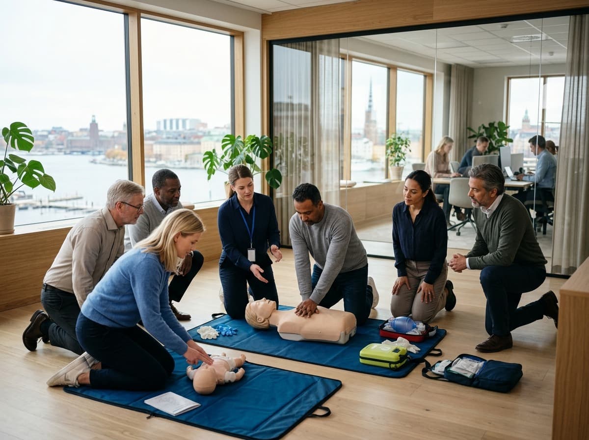 Livräddande kompetens genom en strukturerad HLR kurs Stockholm