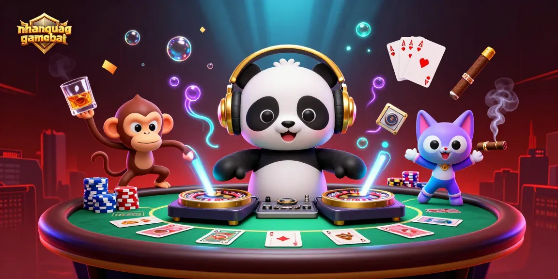 Participate in thrilling gameplay at nhanquagamebai with vibrant casino-themed characters and settings.