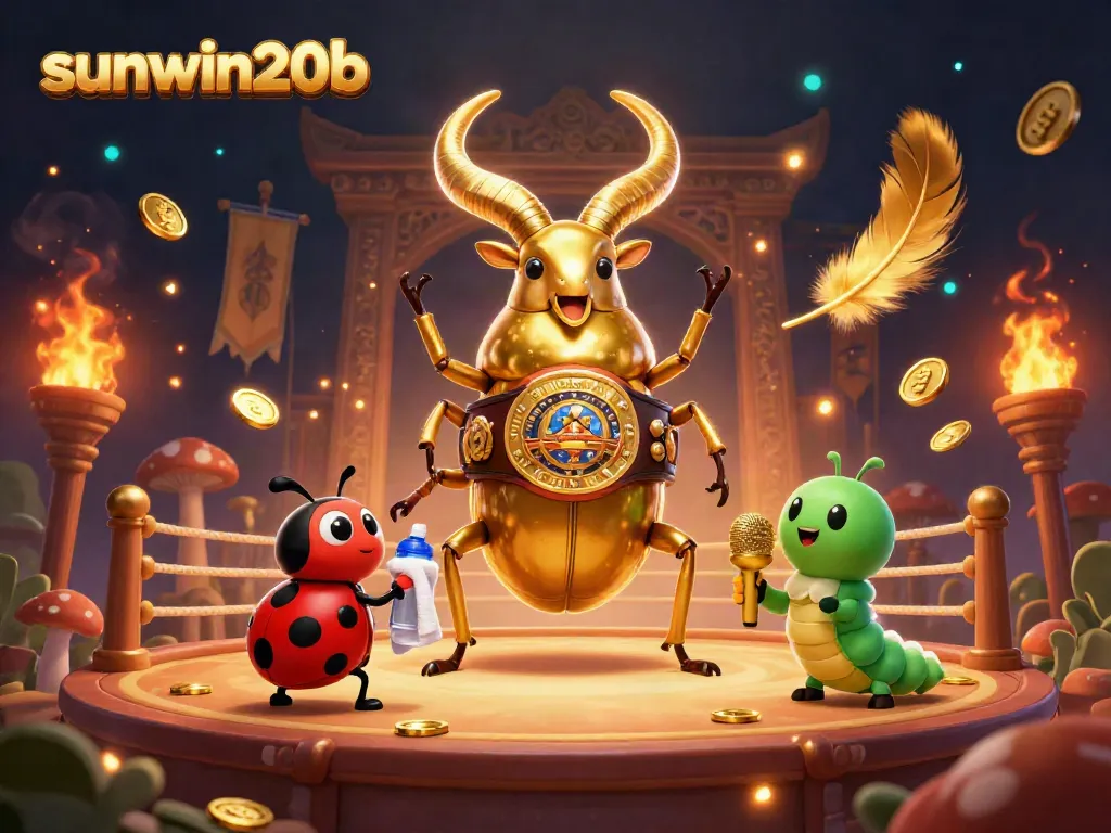 Experience thrilling gameplay dynamics at sunwin20b with golden elements and vibrant characters in an animated scene.