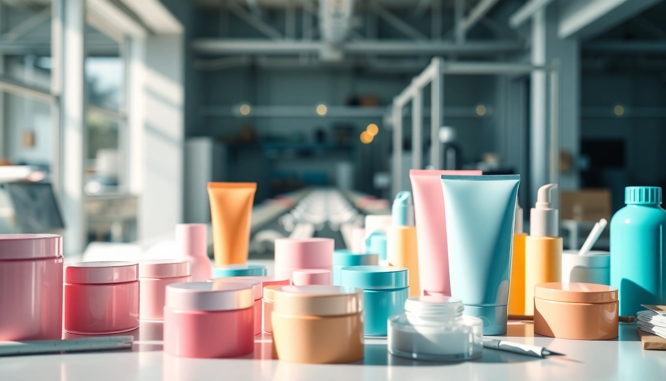 Showcasing innovative cosmetic contract packaging solutions with elegant designs and functional materials.