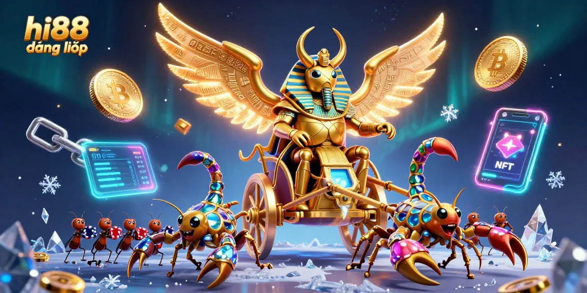 Engage with hi88 đăng nhập at this 3D illustration showcasing a thrilling casino adventure.