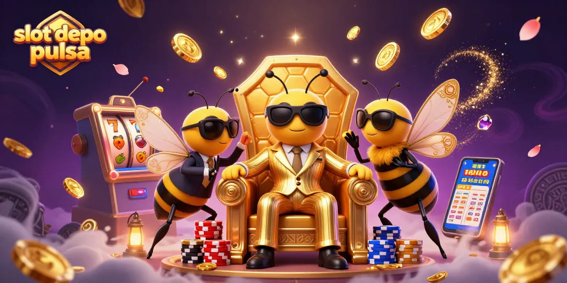 Engage with slot depo pulsa's thrilling reels and jackpots in this vibrant casino scene.