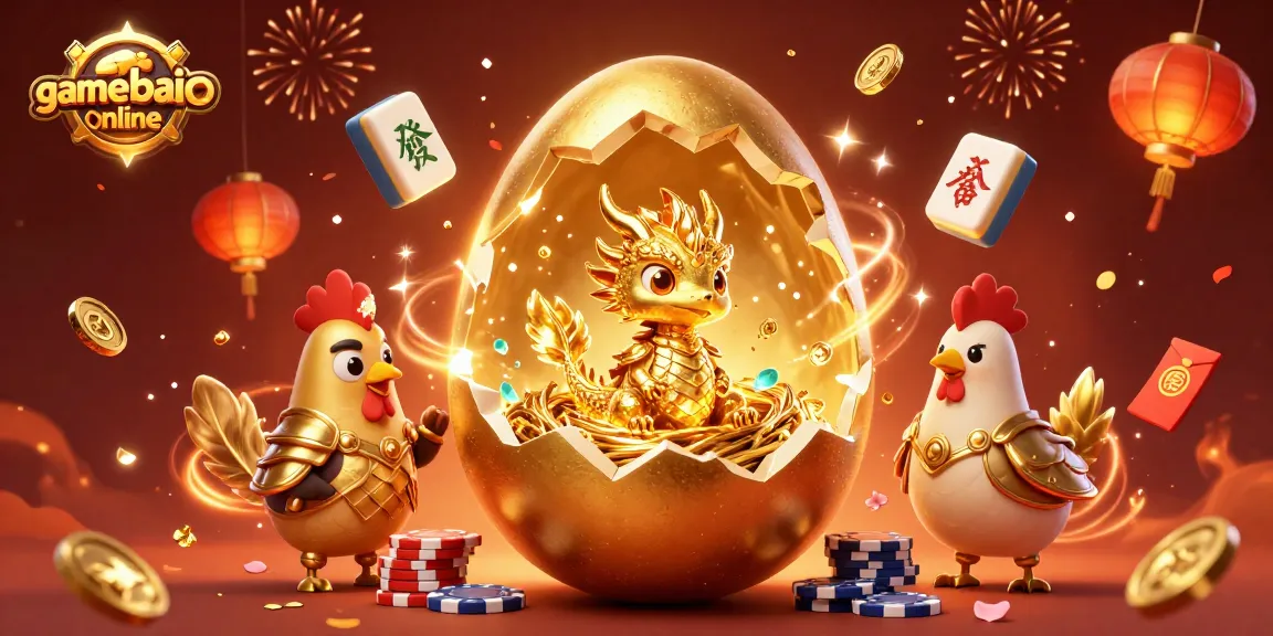 Play exciting games at gamebaiionline while watching golden dragon and poker chips pop!