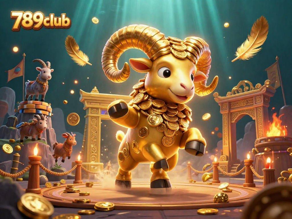 Win big at 789club with an energetic showdown featuring a golden ram and mountain goats!