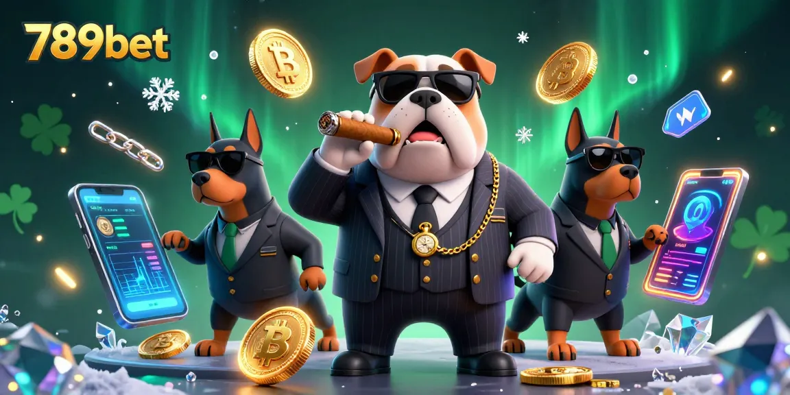 Engage with 789bet in a dynamic 3D casino scene showcasing crypto elements and vibrant characters.