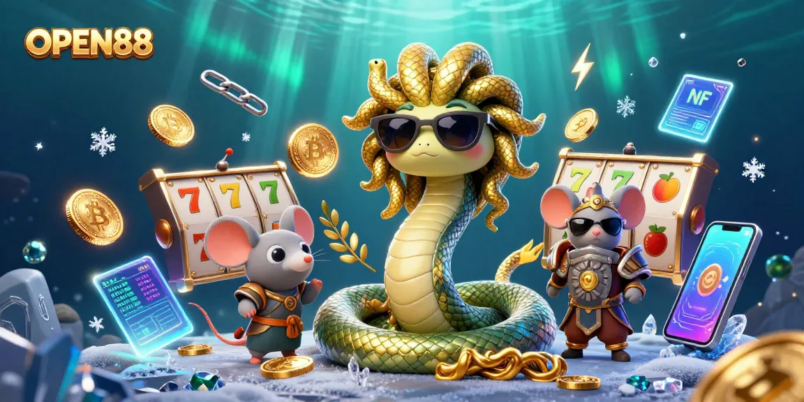 Engage in thrilling online gambling adventures with OPEN88, featuring vibrant casino games, crypto elements, and a vibrant atmosphere.