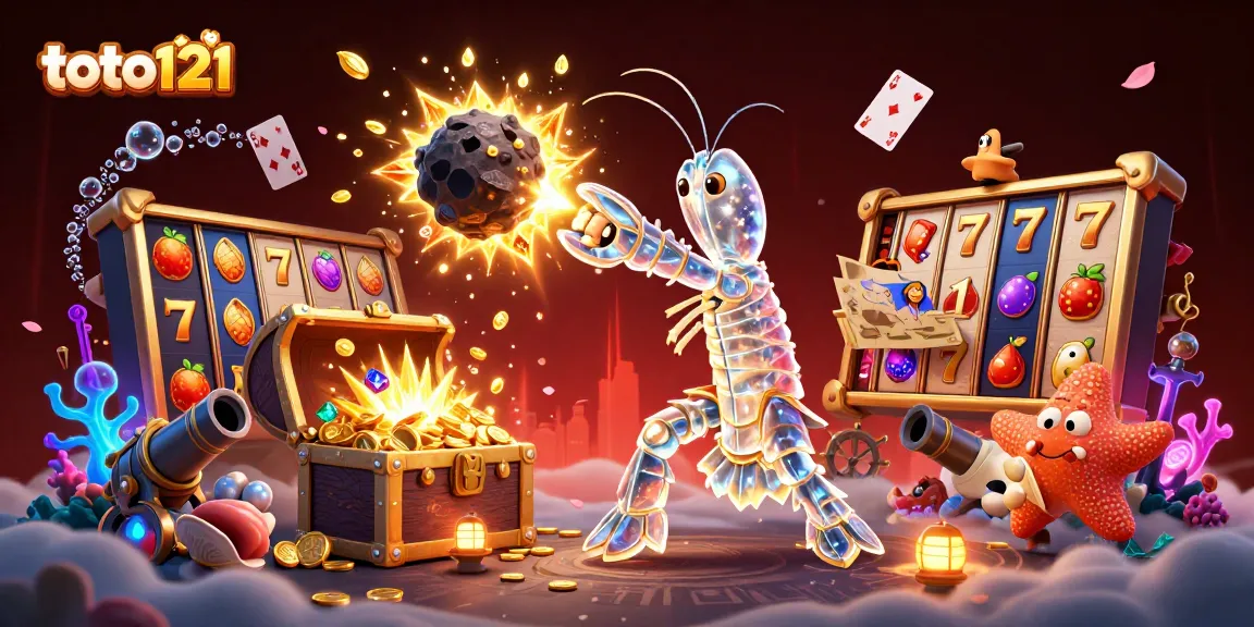 toto121 showcases a dynamic slot gaming experience with galactic characters and vibrant slots