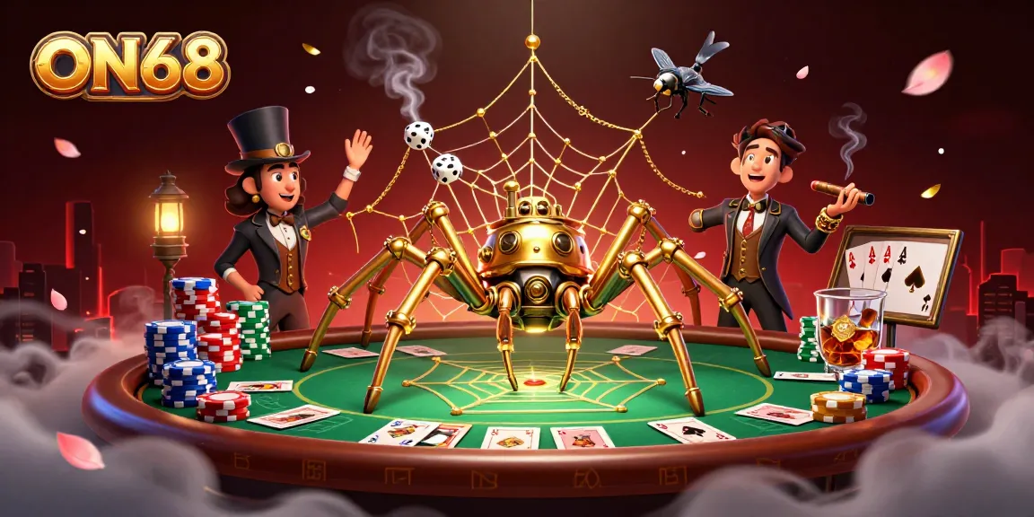 Experience the thrilling gaming scene at ON68 with a steampunk twist and captivating 3D elements.