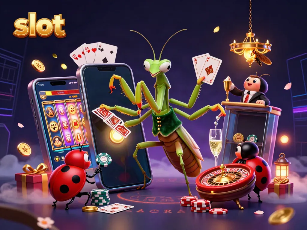 Slot permainan dengan karakter unik di kasino 3D yang meriah dan menghibur.