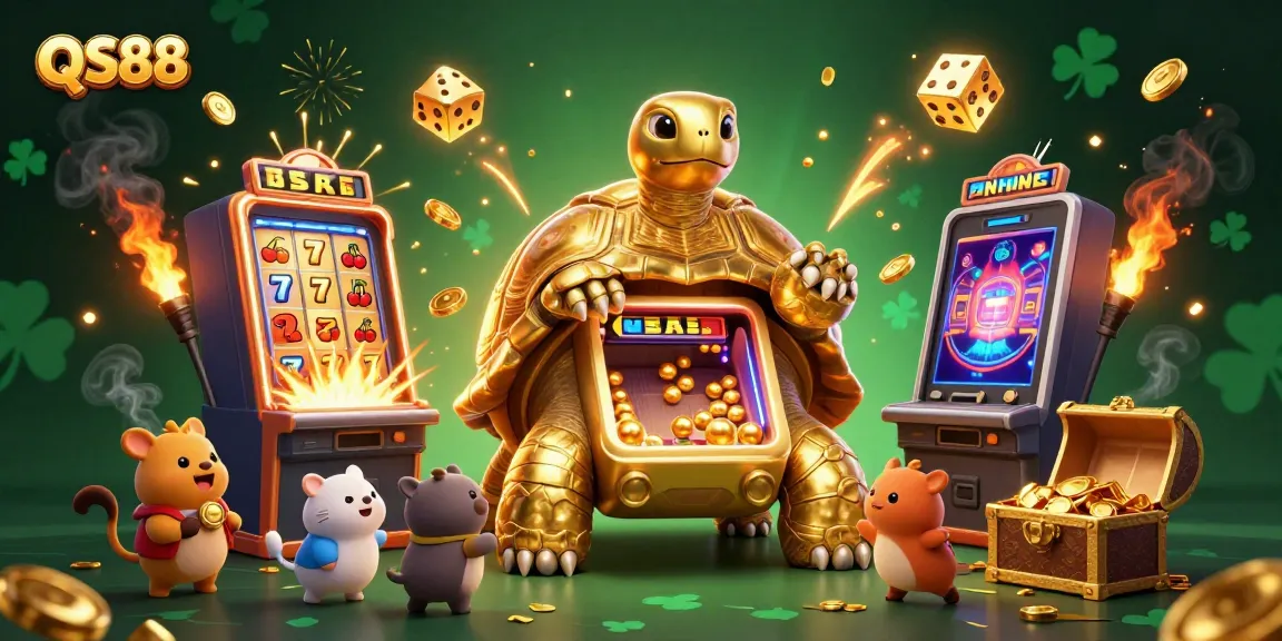 QS88 offers vibrant pinball excitement in a 3D beyond as lucky creatures play games and win!