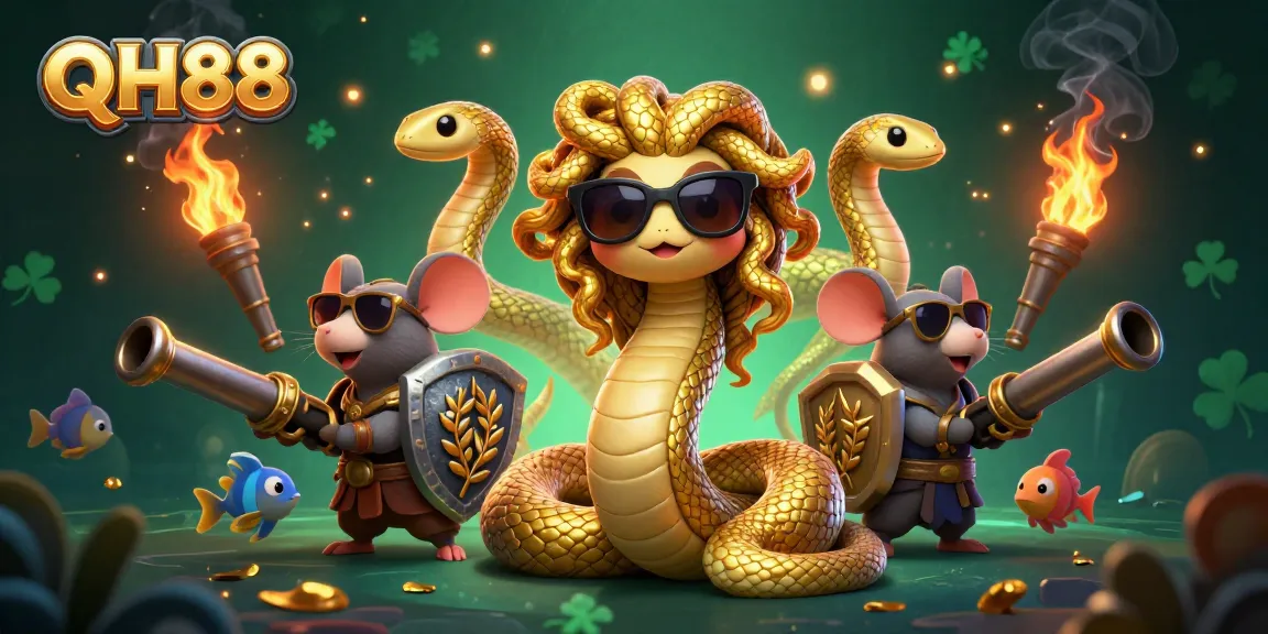 Engage with QH88 in a vibrant underwater adventure filled with exciting fish shooting action.