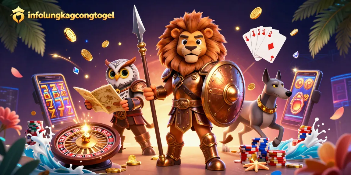 Experience winning moments with infolengkapcongtogel in an exciting 3D casino scene full of dynamic action.