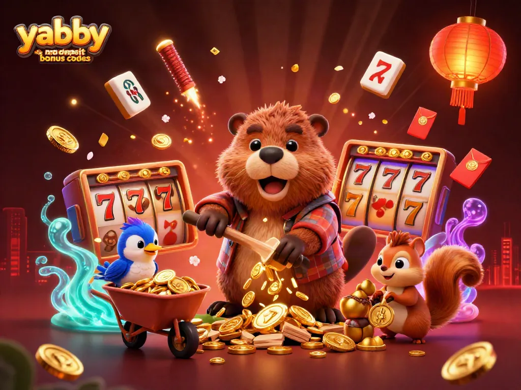 Win with yabby no deposit bonus codes by collecting coins as a beaver chops trees for treasures.