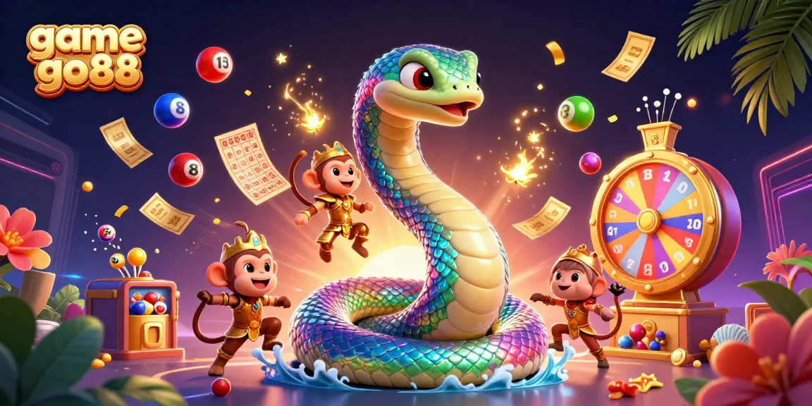 Engage with game go88 in an exciting 3D casino scene filled with dynamic elements and vibrant colors.