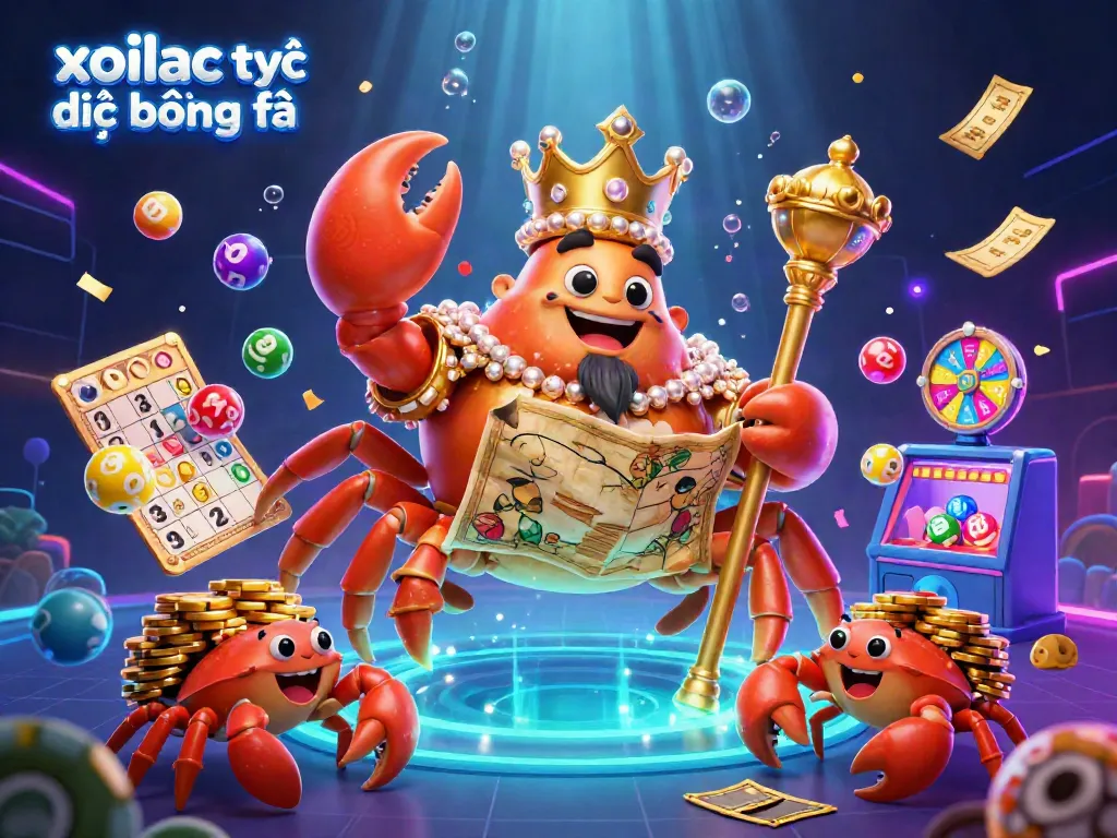 Experience the thrill of xoilac tv trực tiếp bóng đá with this dynamic, vibrant illustration featuring exciting gambling elements.