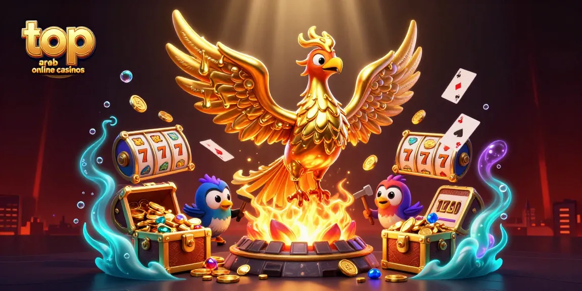 Watch top arab online casinos come alive with a molten phoenix and overflowing treasures