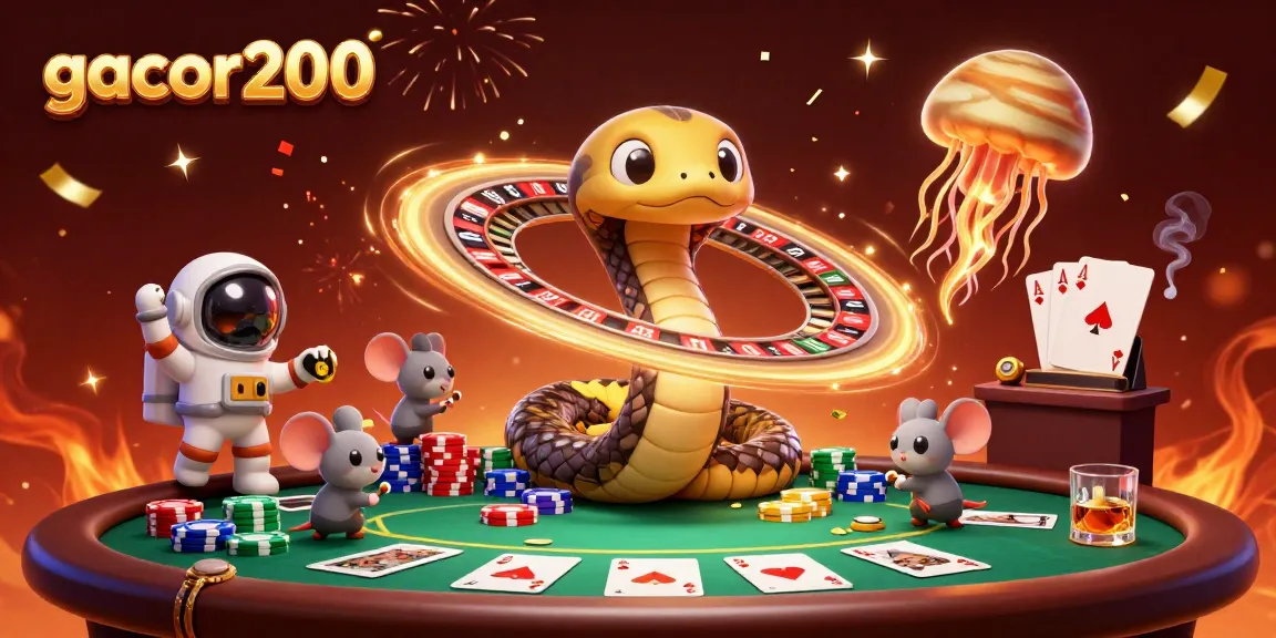 Menangkan permainan slot gacor200 dengan karakter menarik dan suasana kemenangan meriah.