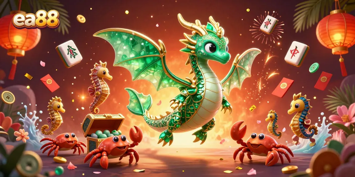 ea88 lets players dive into a thrilling undersea poker adventure with a sea dragon.