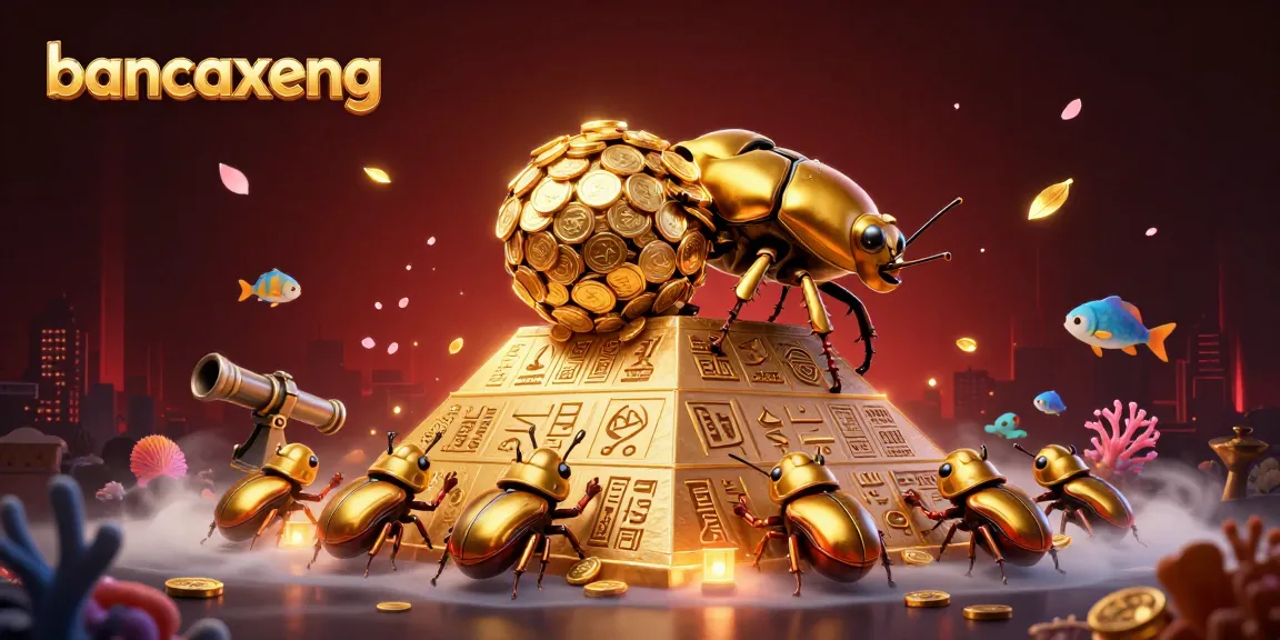 Engage in the exciting world of bancaxeng, capturing golden treasures while hunting underwater creatures in a vibrant casino setting.