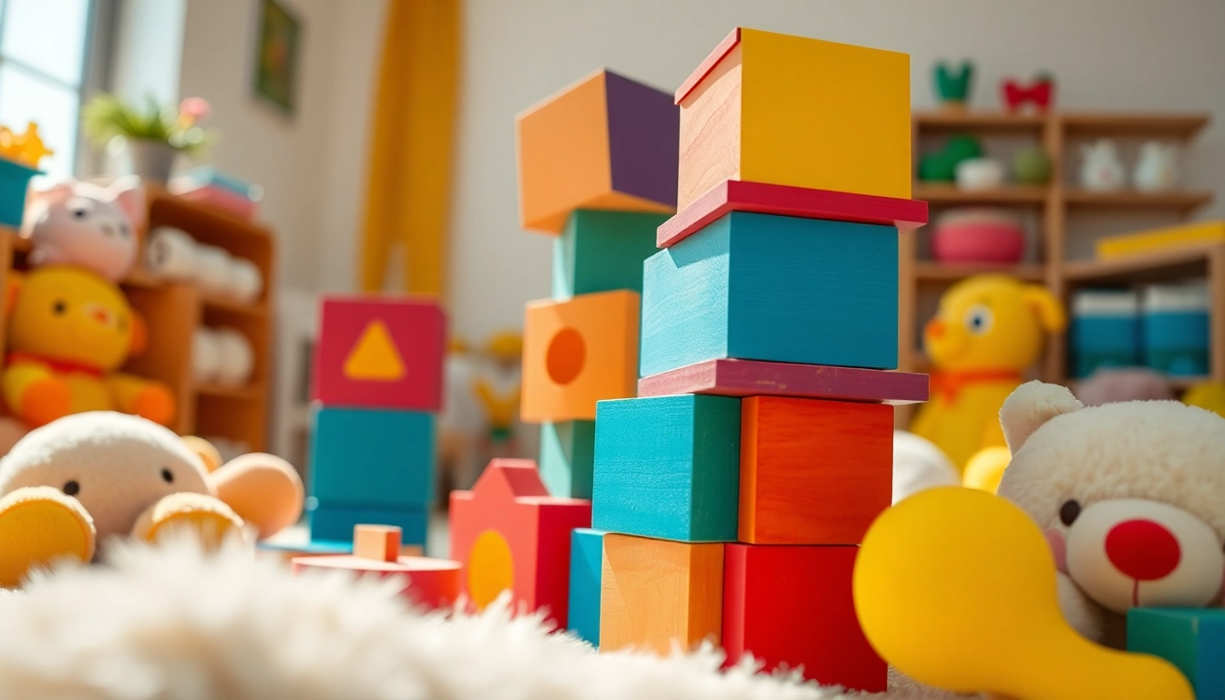 Visit the website for colorful wooden blocks showcasing creative play ideas for kids.
