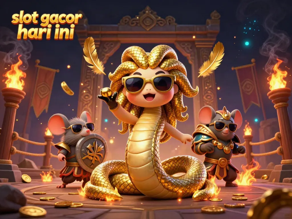 Experience thrilling slot gacor hari ini action within a vibrant, enchanted casino scene.