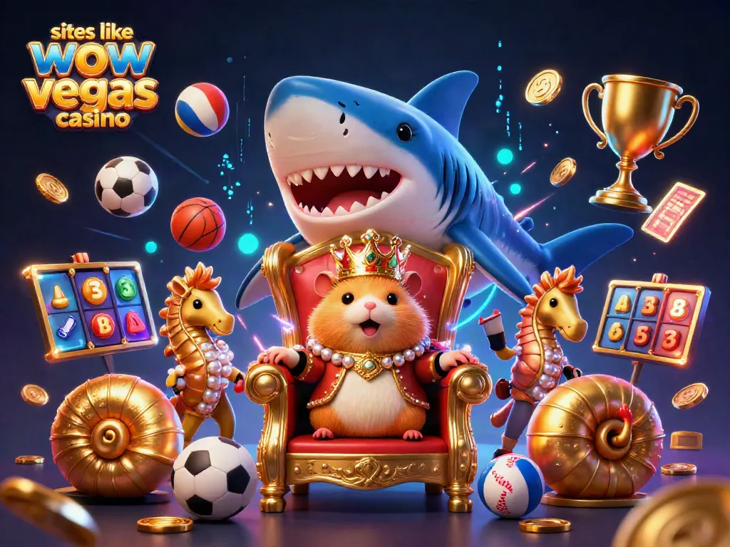 Play at sites like wow vegas casino with exciting games and golden hamster king.