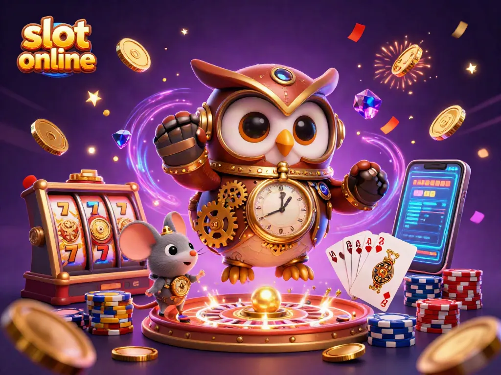 Spin the slot online reels and win with lively casino characters and gleaming coins!