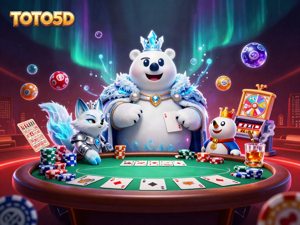 Engage with TOTO5D excitement through this dynamic 3D illustration of gameplay elements.
