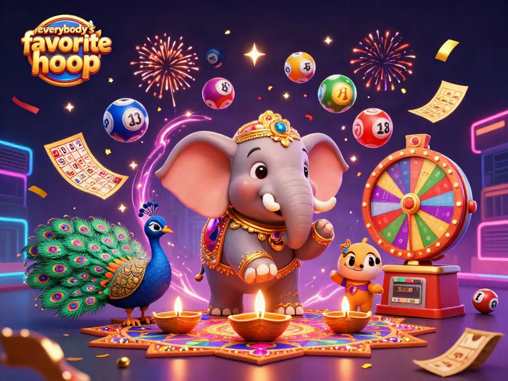 Play with everybody's favorite hoop while experiencing vibrant casino excitement with lottery and bingo elements.