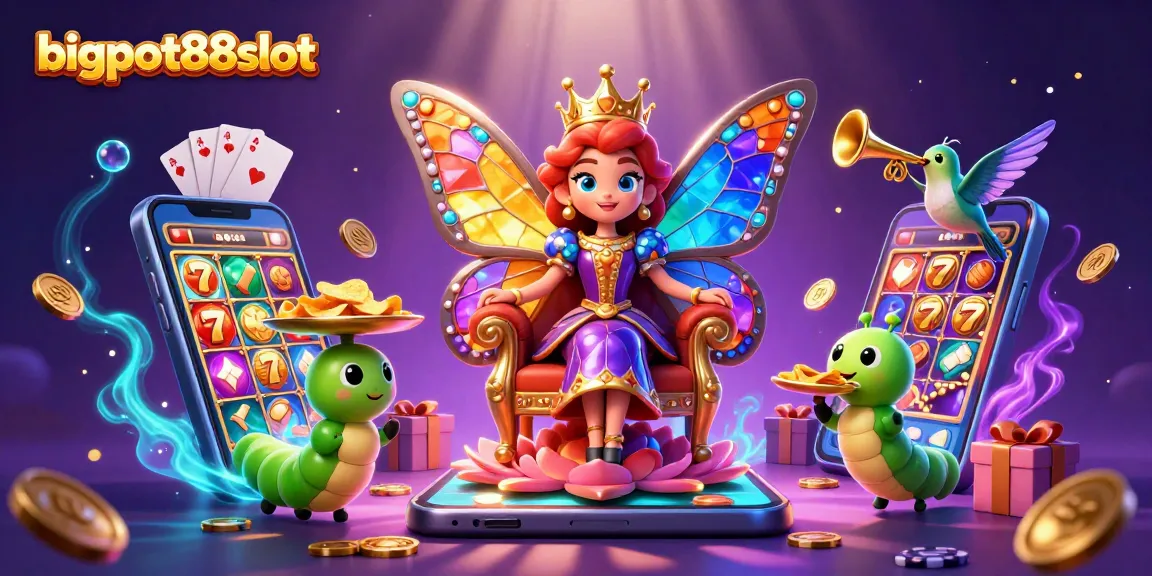 Menangkan chip emas dan jackpot di bigpot88slot dengan ilustrasi kasino 3D yang menakjubkan.