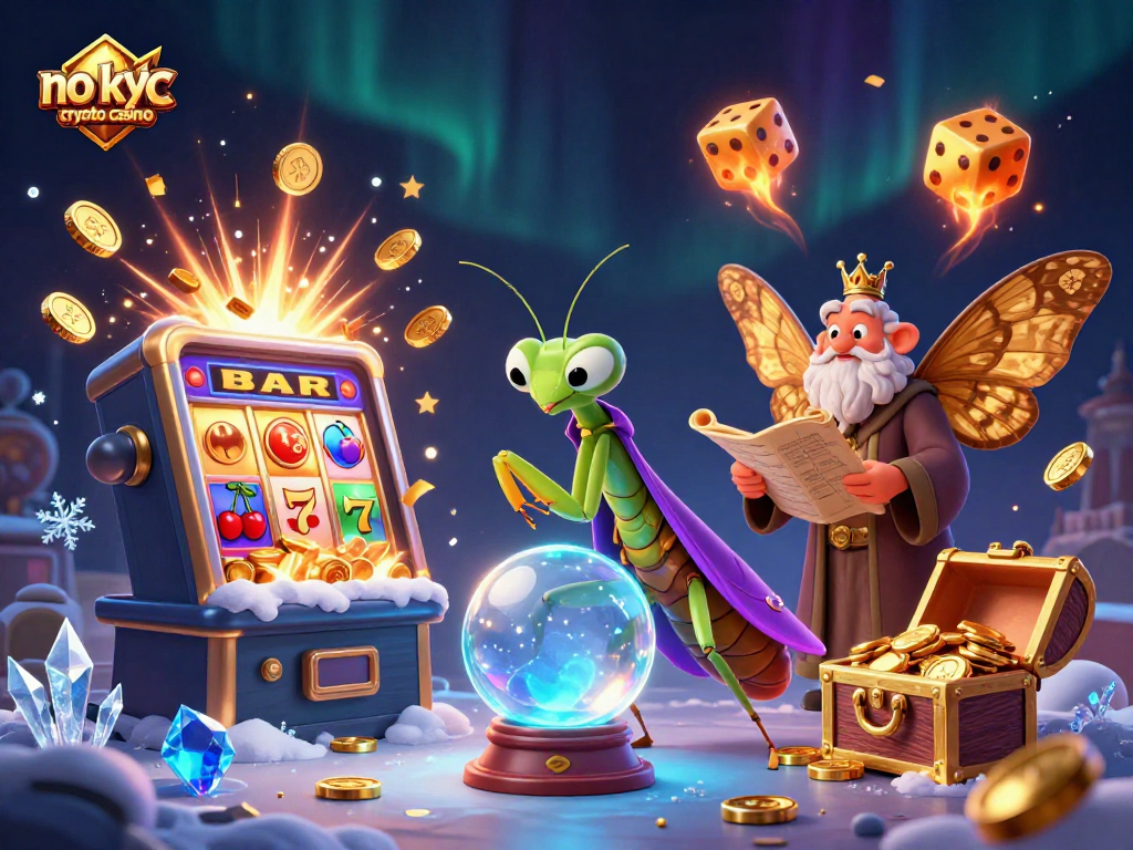 Engage with the no kyc crypto casino action through vibrant characters and elements in a mesmerizing 3D scene.