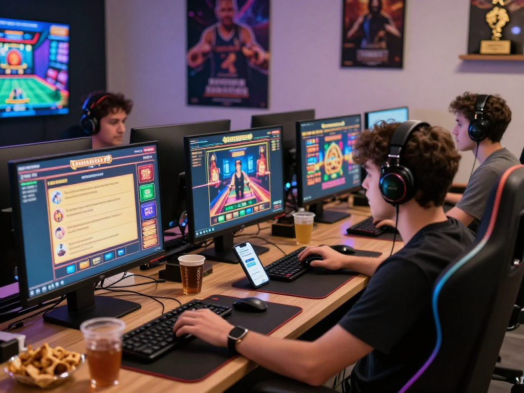 Exciting online gambling experience with situs888 slot games in vibrant digital environment.