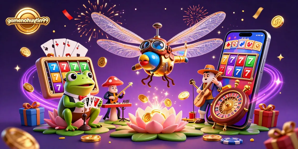 Join the excitement at gamenohuuytin99 with the vibrant dragonfly casino scene filled with games, cards, and fun!