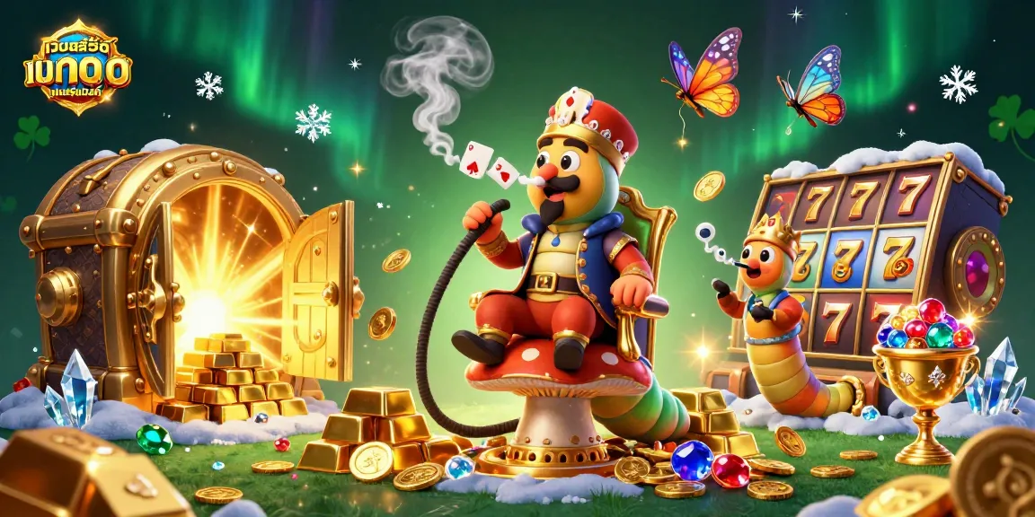 Experience thrilling wins with เว็บสล็อต แท้ 100 เปอร์เซ็นต์ through this colorful illustration.