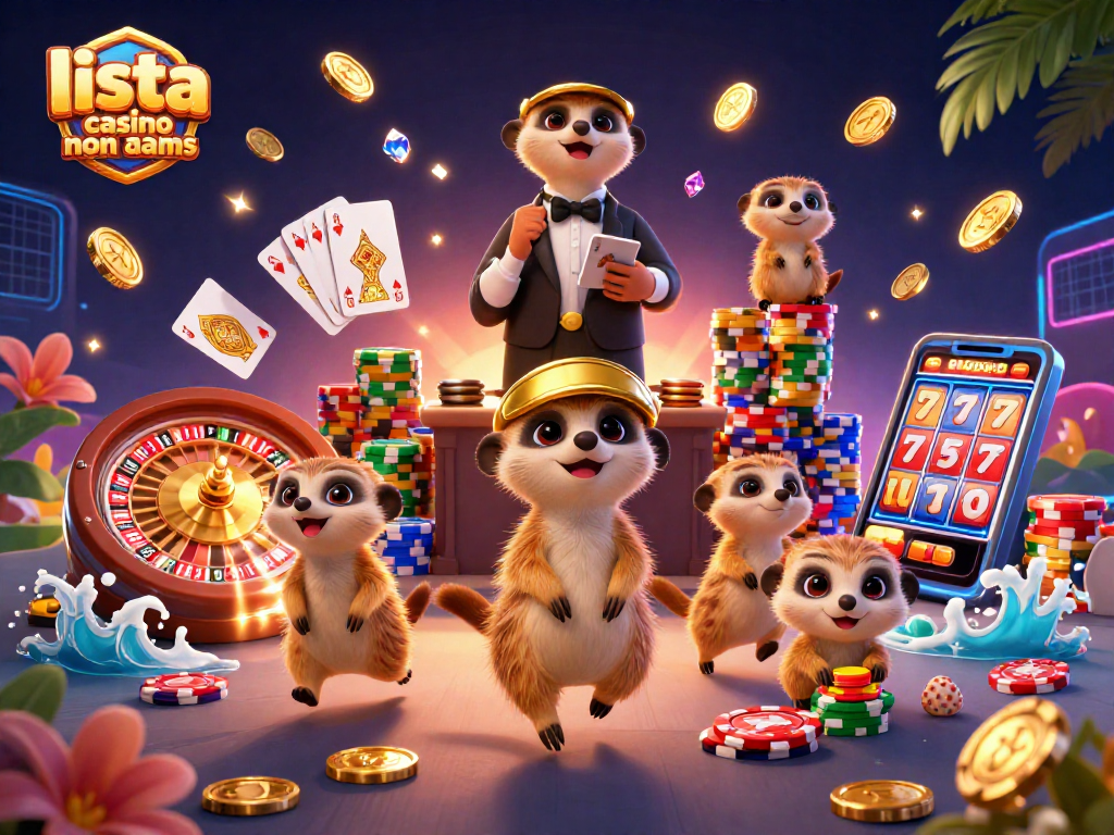 Giocatori della lista casino non AAMS che si divertono in un ambiente di casinò affollato e vibrante.