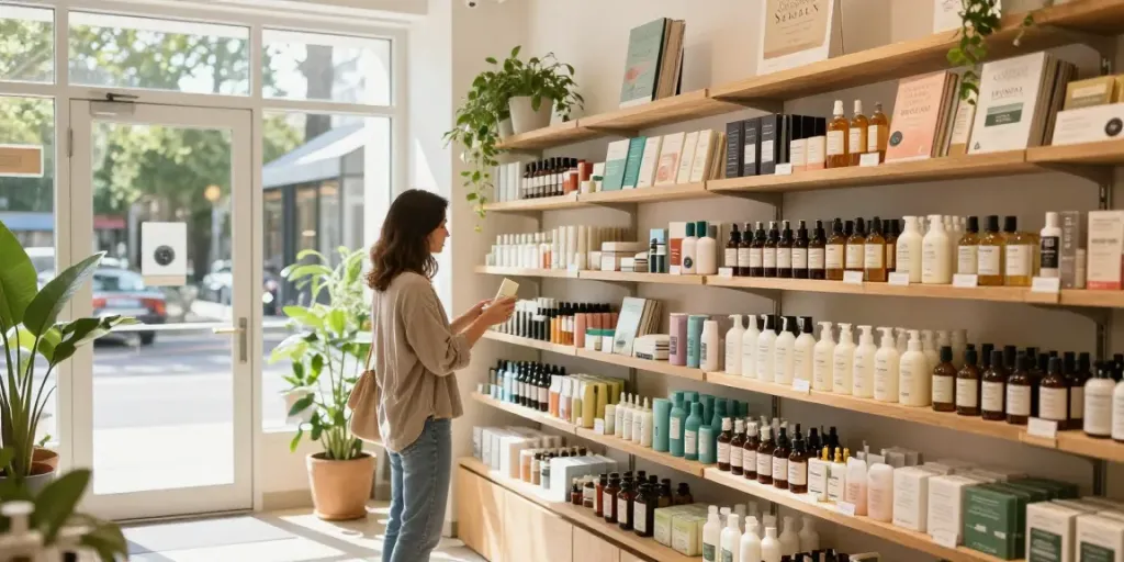 Health and wellness products online India available in a bright, inviting shop