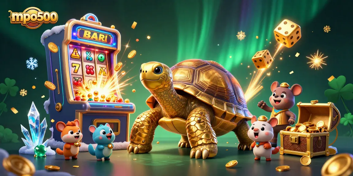 Experience the excitement of mpo500 with golden tortoise and dynamic slot action.