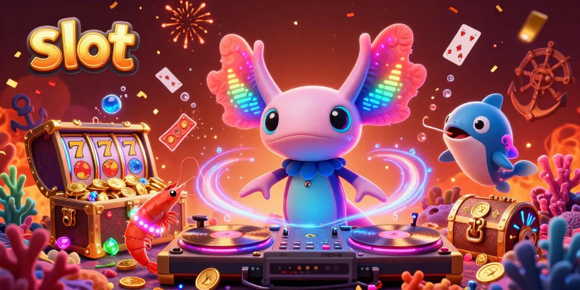 Experience thrilling slot action with vibrant characters and sparkling treasures in this energetic 3D scene.