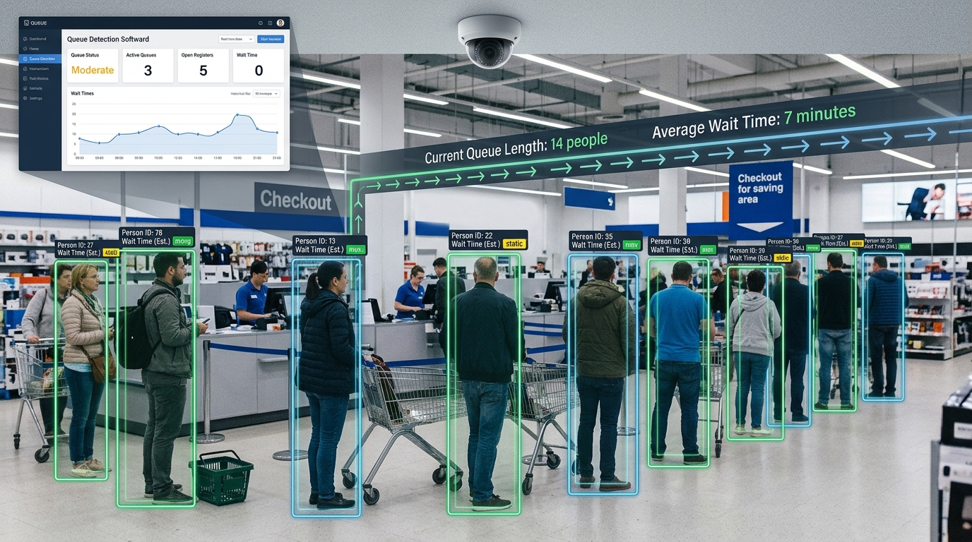 Smart Queue Detection Software for Operational Optimization