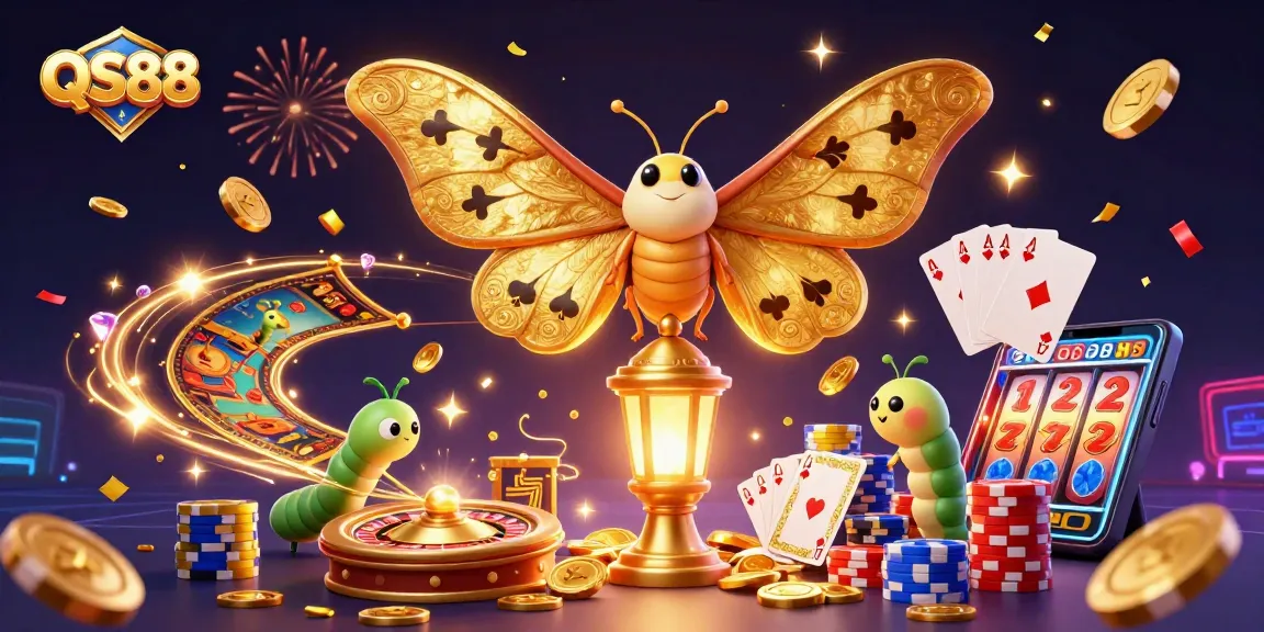 Experience exciting gameplay at QS88 with a vibrant casino scene featuring dynamic elements.