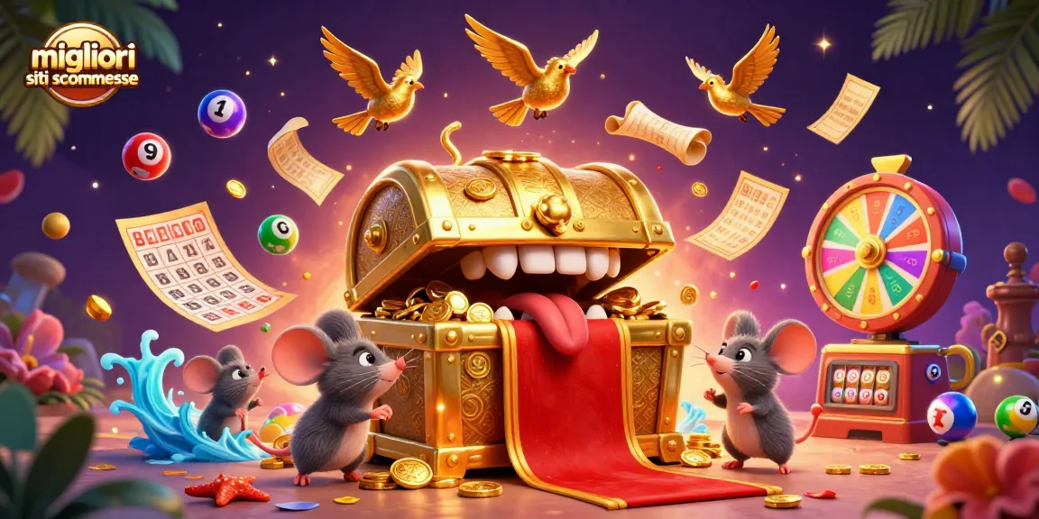 Gioca nei migliori siti scommesse per vincite incredibili nascoste in tesori d'oro.