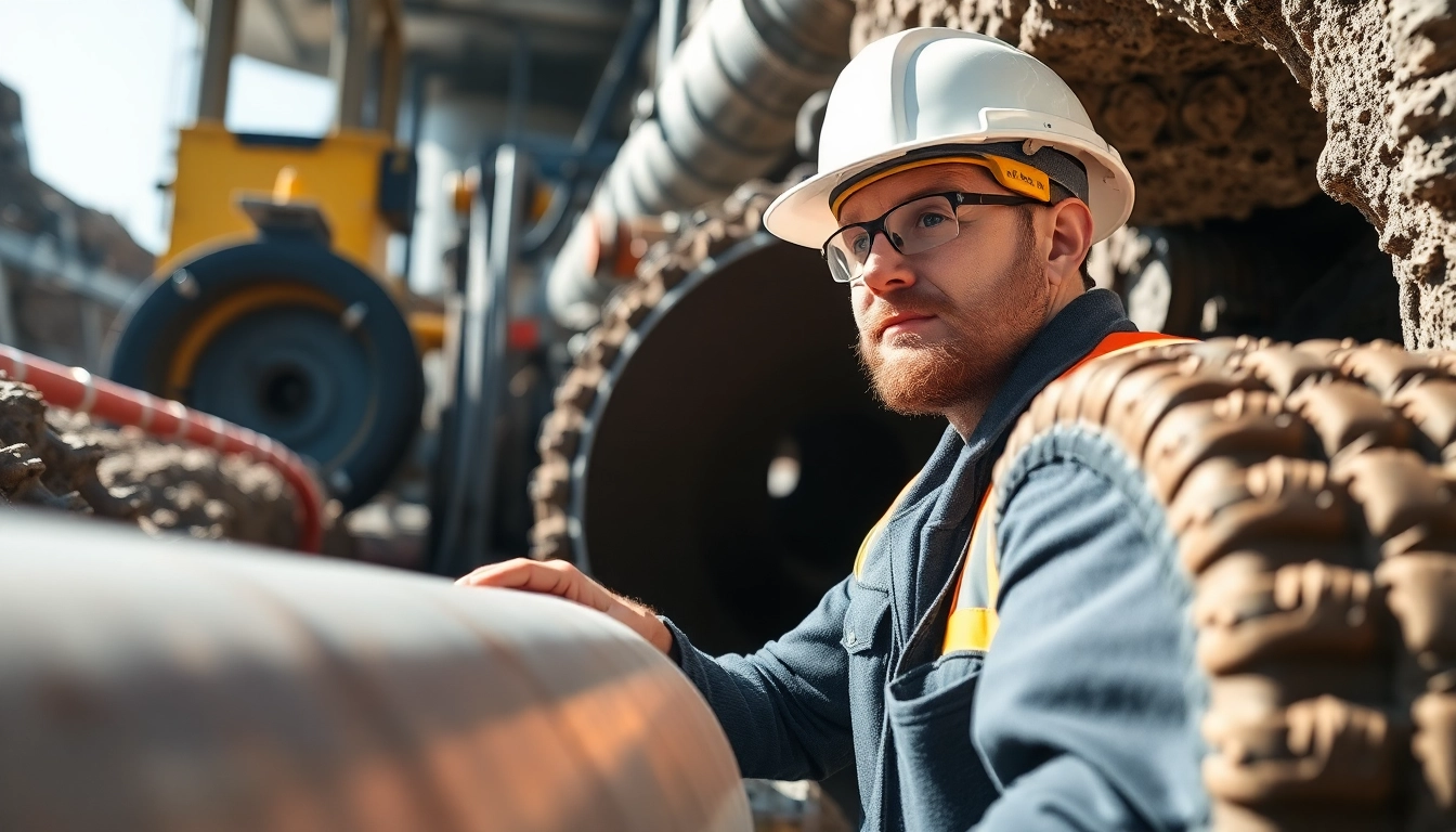Technician installing Pipeline Rehabilitation CIPP Liner in a trenchless setting.