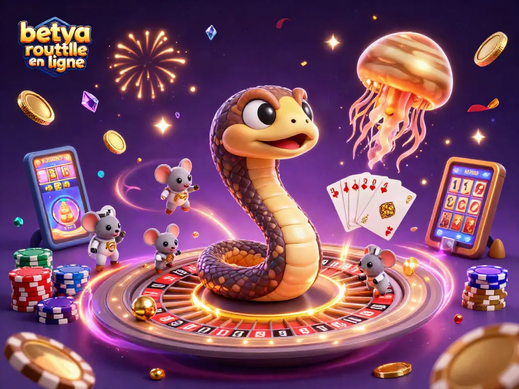 Experience betya roulette en ligne with astronaut mice betting on a cosmic roulette wheel.