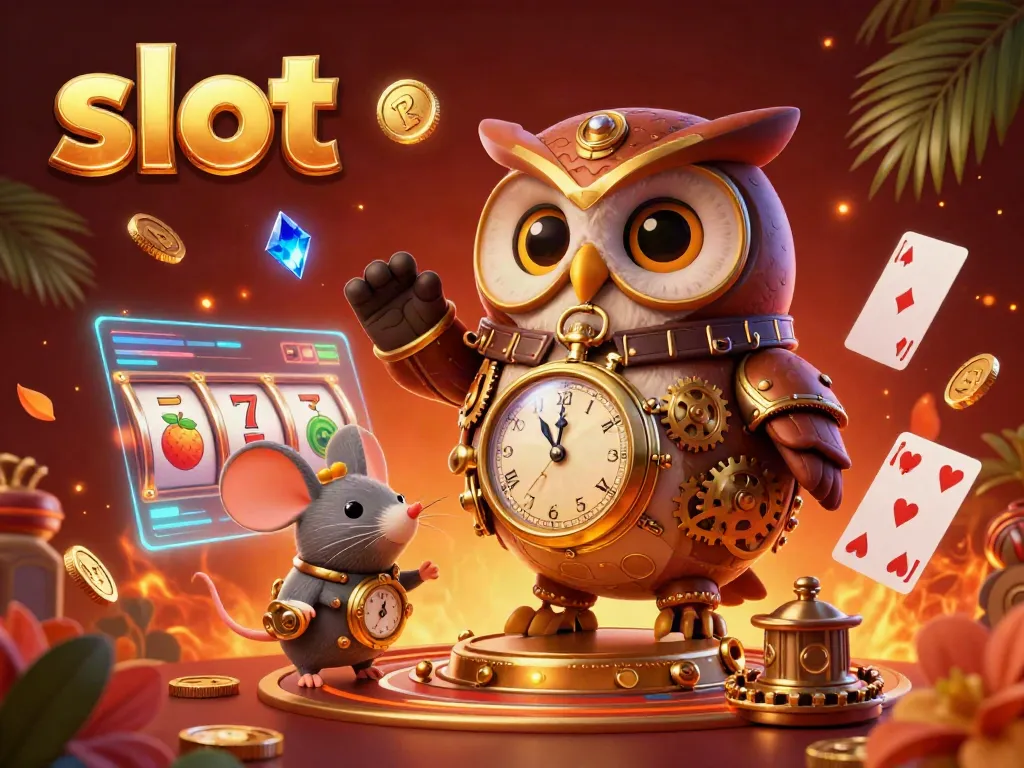 Jelajahi permainan slot dengan karakter hibrida yang berani di kasino dengan atmosfer magis.