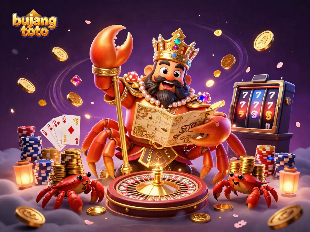 Experience the thrilling world of bujang toto with animated characters, sparkling gems, and dynamic casino elements.