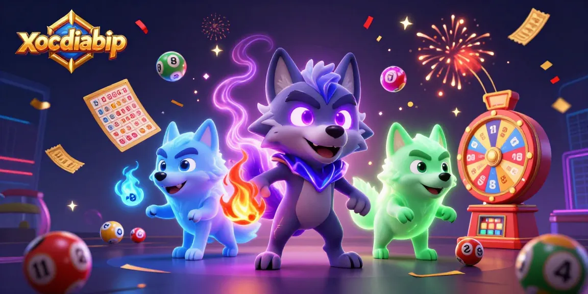 Xocdiabip offers an engaging lottery experience with vibrant games and dynamic elements in a visually stunning 3D scene.