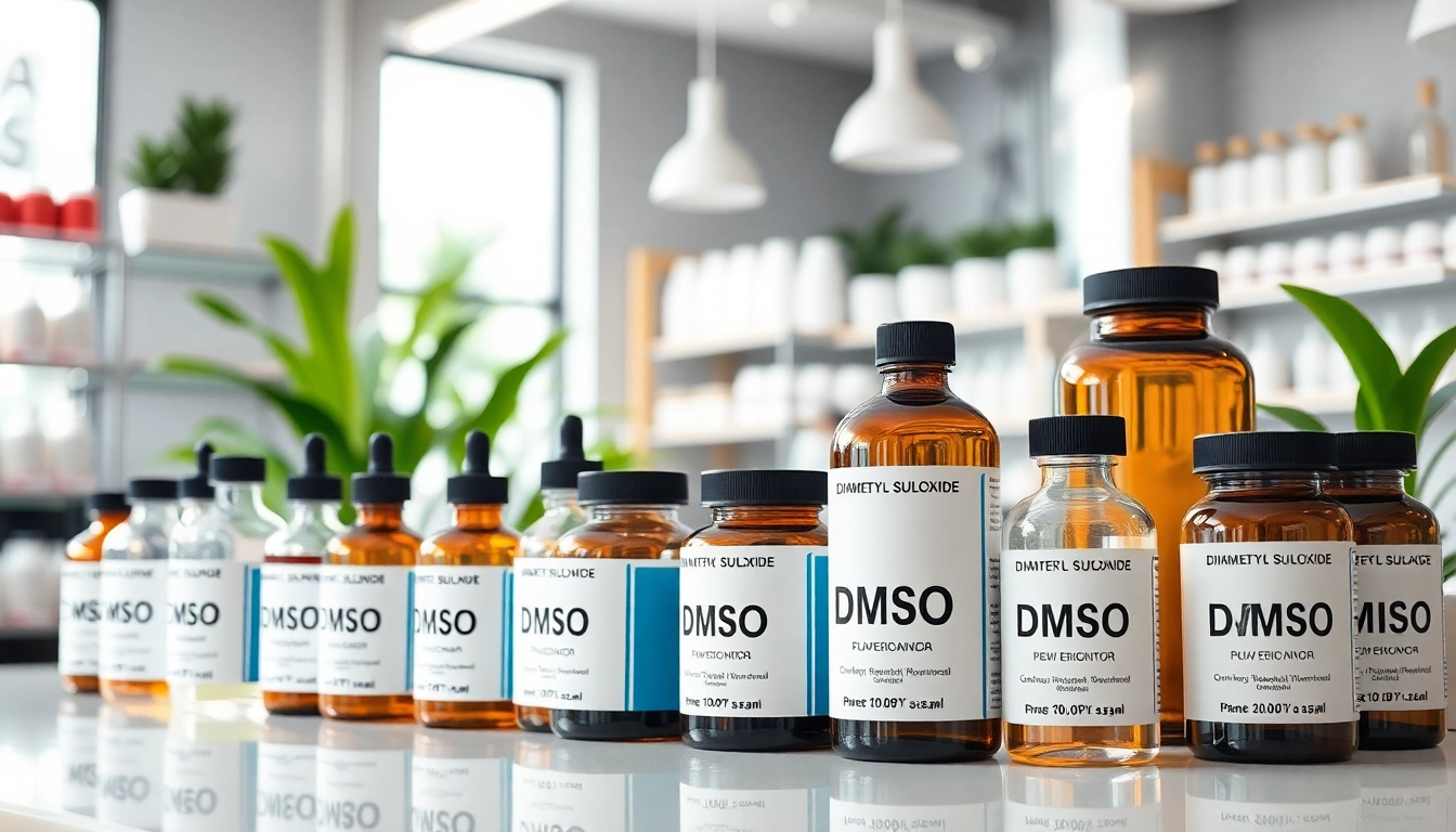 Shop premium products at dmso store inc on display in an inviting retail setup.