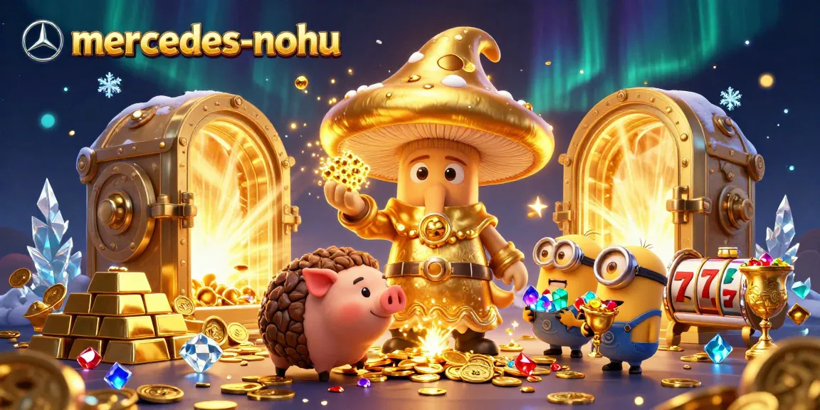 Engage in thrilling adventures with mercedes-nohu as magical creatures discover golden treasures and slot reels.